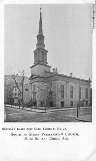 South 3rd Street Presbyterian Eagle Postcard